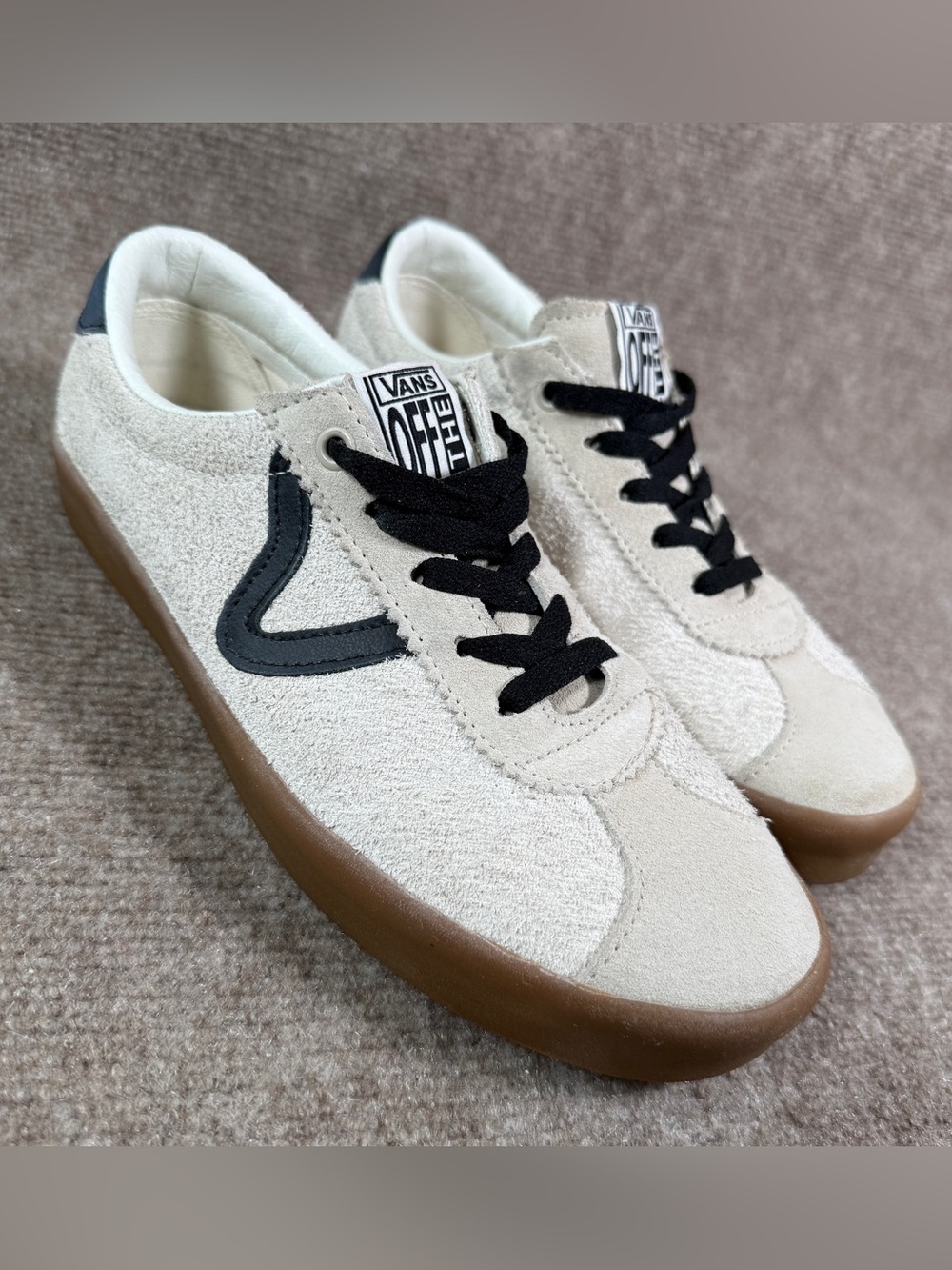 Vans Classic Sport Low Suede Skate Shoes Men's 8 (Women’s 9.5) Leather Retro 90s